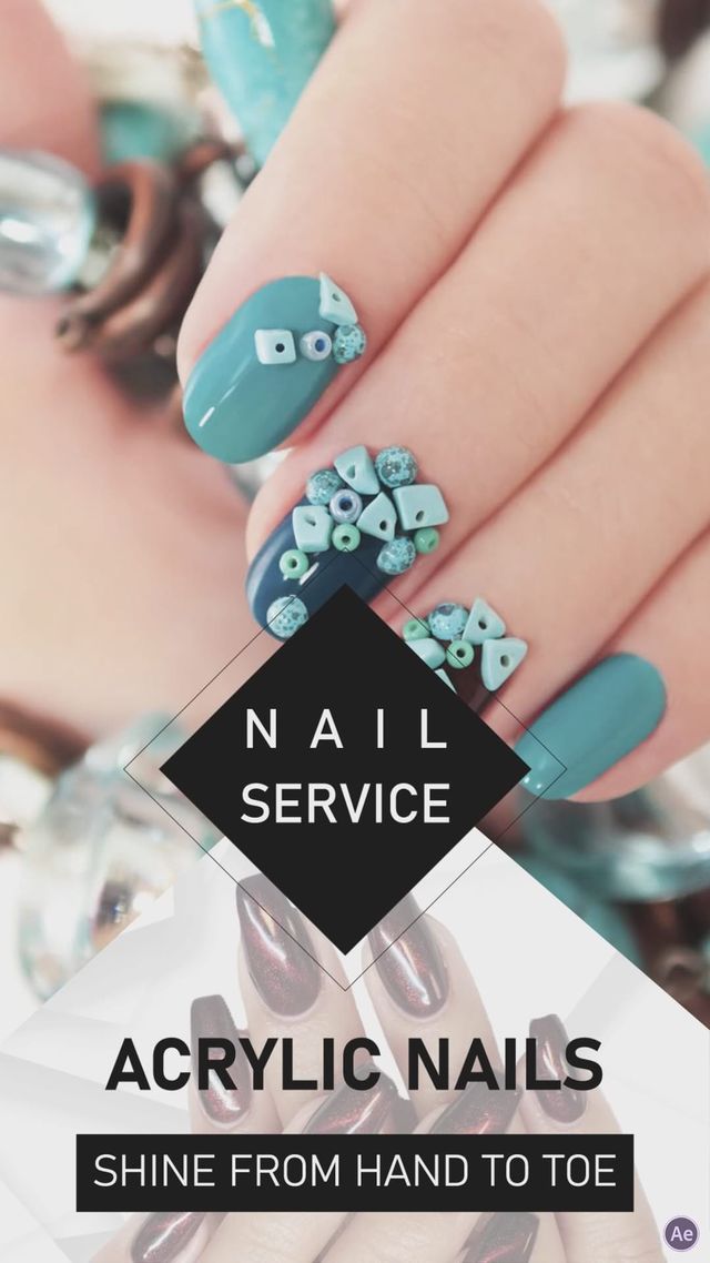 Acrylic Nail 04-Nails-D-AE