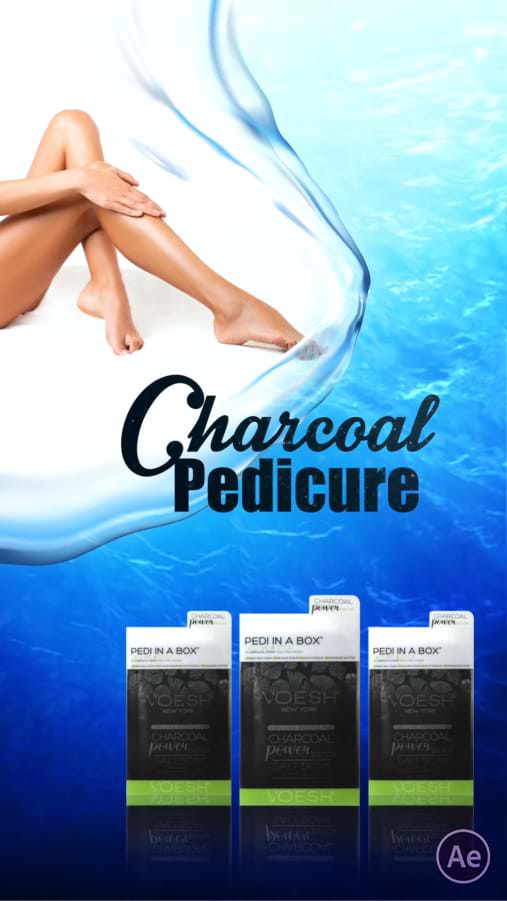 Charcoal Pedicure 01-Nails-D-AE