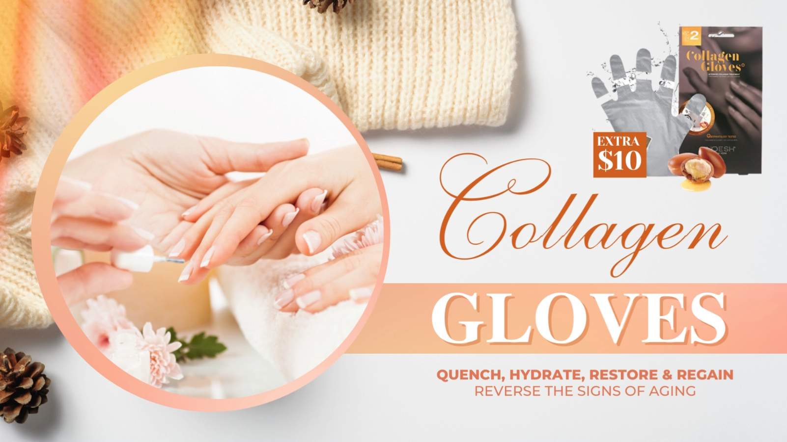 Collagen Glove 02-Nails-N-CV