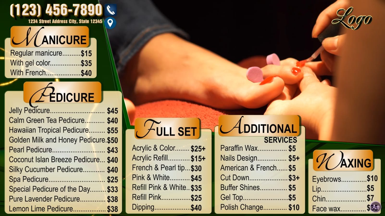 Digital Price List #PL-036-Nails-N-AE