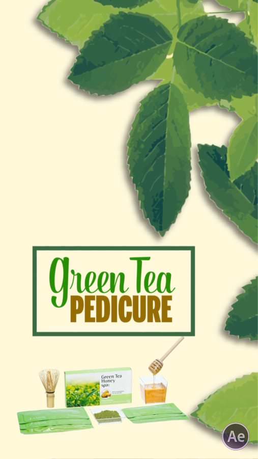 Green Tea Pedicure 01-Nails-D-AE