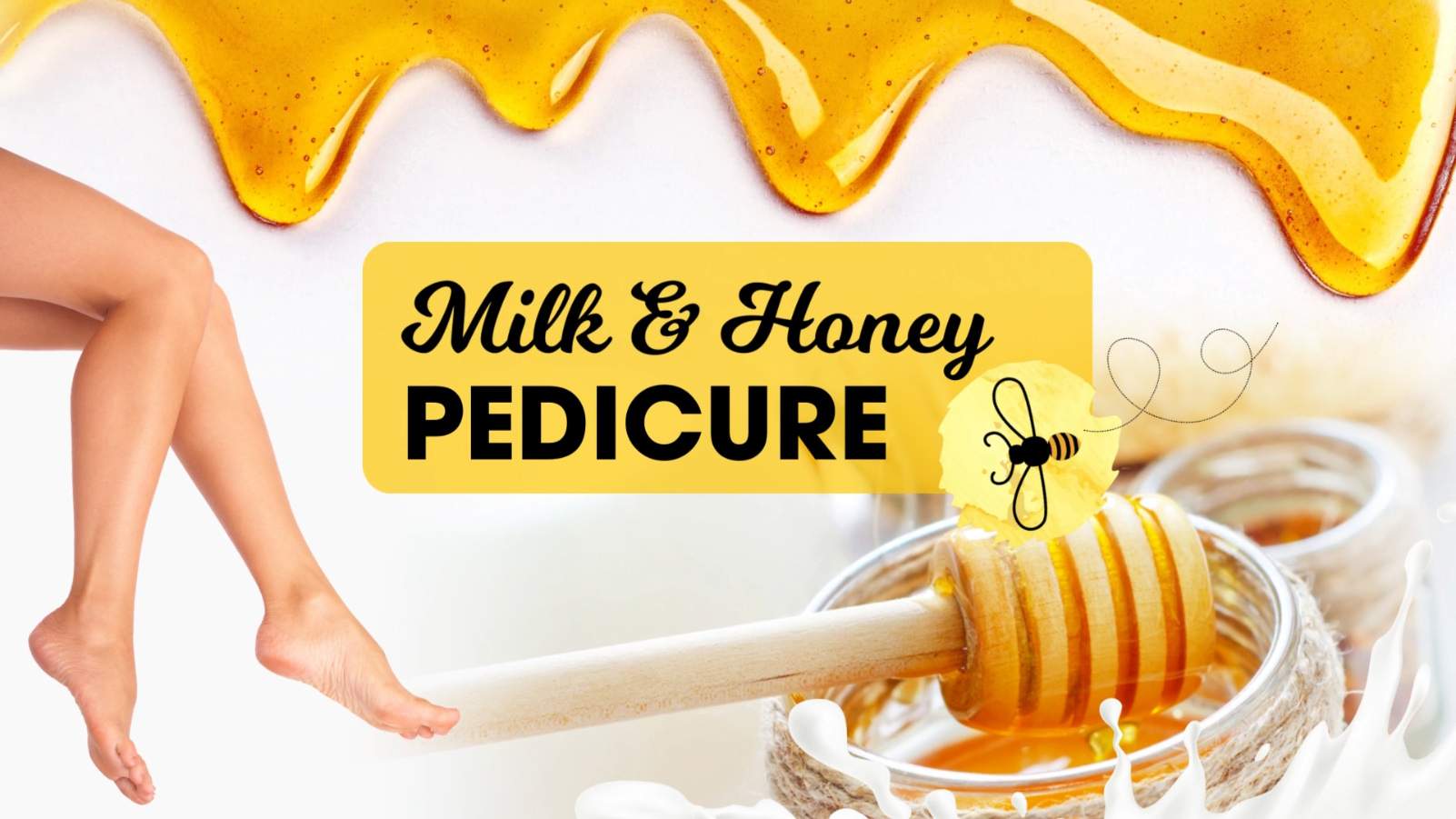 Honey & Milk Pedicure 01-Nails-N-CV