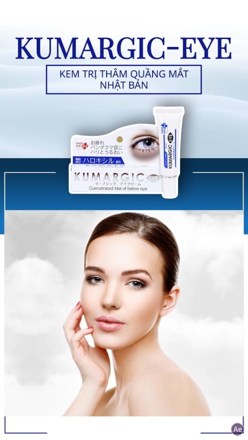 Kem trị thâm quầng mắt KUMAGIC-EYE Nhật Bản