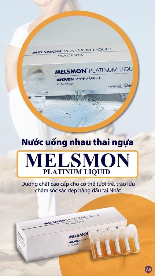 Nước uống nhau thai ngựa MELSMON PLATINUM LIQUID