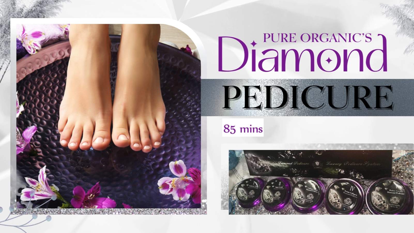 Pure Organic’s Diamond Pedicure-Nails-N-CV