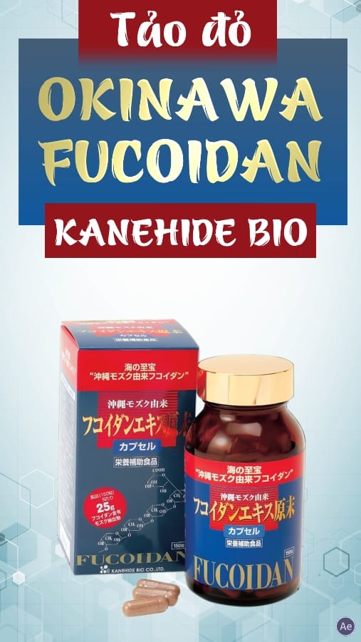 Tảo đỏ OKINAWA FUCOIDAN KANEHIDE BIO Nhật Bản