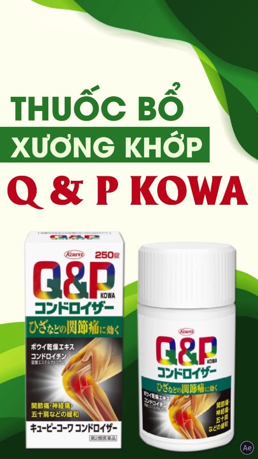 Thuốc bổ xương khớp Q&P KOWA