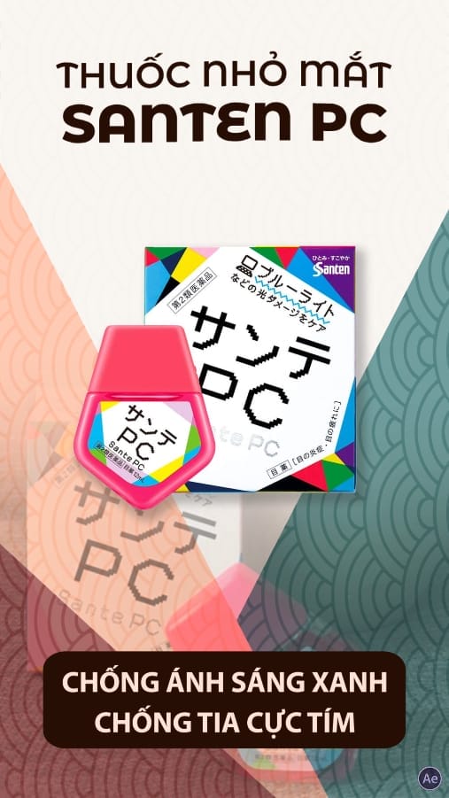 Thuốc nhỏ mắt SANTEN PC