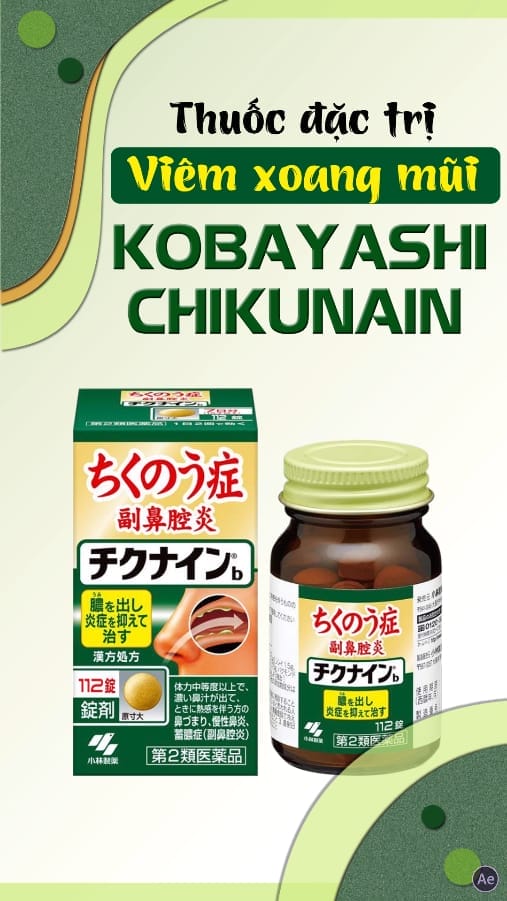 Thuốc uống KOBAYASHI CHIKUNAIN