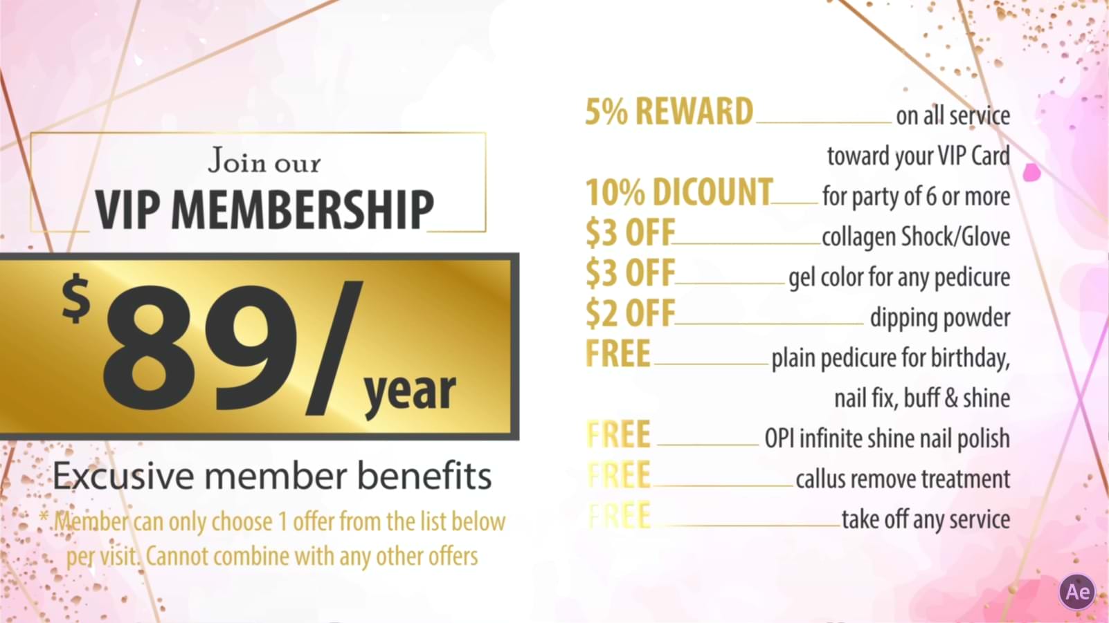 VIP membership 05-Nails-N-AE