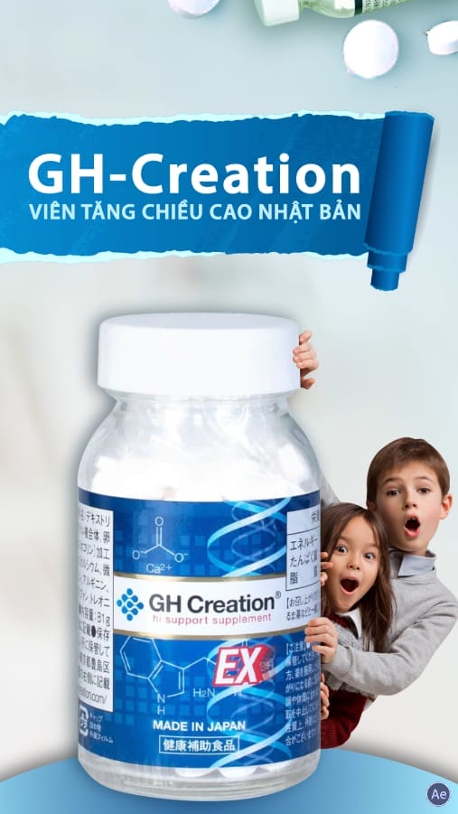Viên tăng chiều cao GH-CREATION Nhật Bản