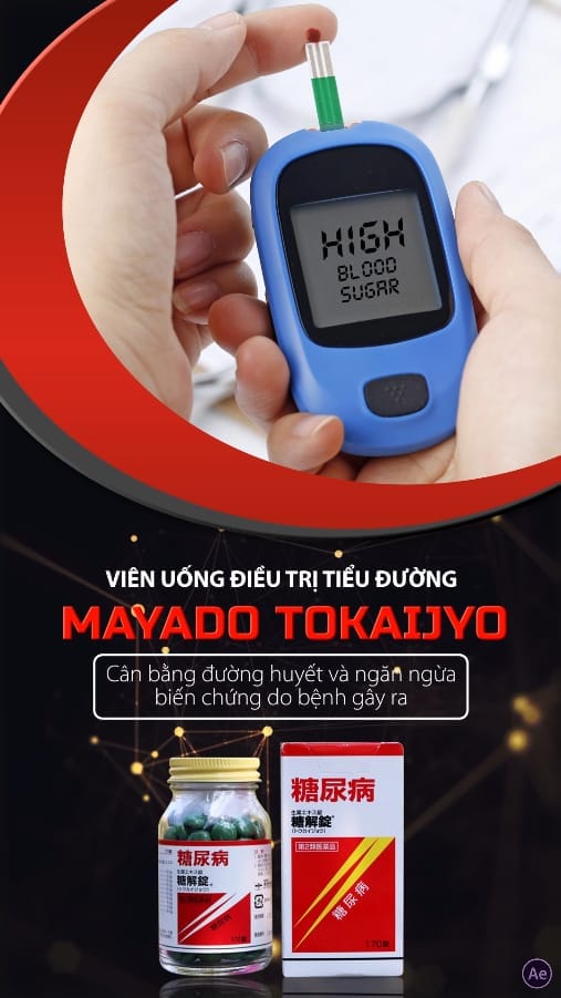 Viên uống điều trị tiểu đường MAYADO TOKAIJYO Nhật Bản