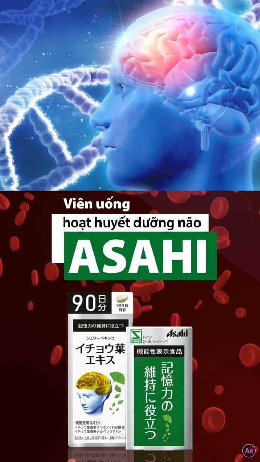 Viên uống hoạt huyết dưỡng não ASAHI