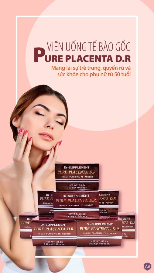 Viên uống tế bào gốc PURE PLACENTA D.R