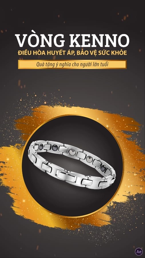 Vòng KENKO điều hòa huyết áp, bảo vệ sức khỏe